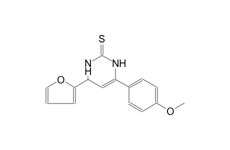 4-(2-furyl)-6-(4-methoxyphenyl)-3,4-dihydro-2(1H)-pyrimidinethione