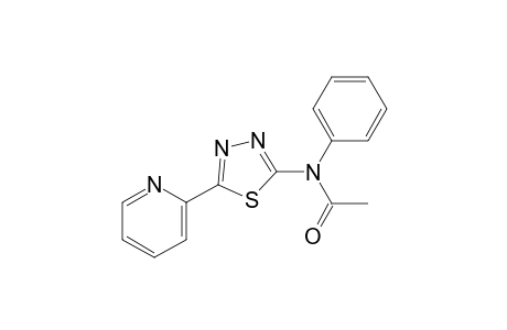2-(N-acetylanilino)-5-(2-pyridyl)-1,3,4-thiadiazole