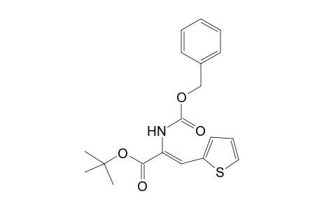 t-Butyl (Z)-2-[(benzyloxy)carbonylamino]-3-(thiophen-2'-yl)prop-2-enoate