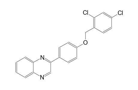 2-{4-[(2,4-dichlorobenzyl)oxy]phenyl}quinoxaline