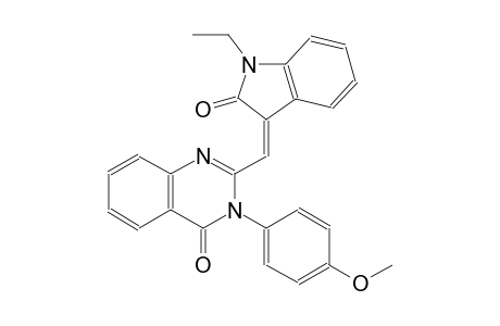 4(3H)-quinazolinone, 2-[(Z)-(1-ethyl-1,2-dihydro-2-oxo-3H-indol-3-ylidene)methyl]-3-(4-methoxyphenyl)-