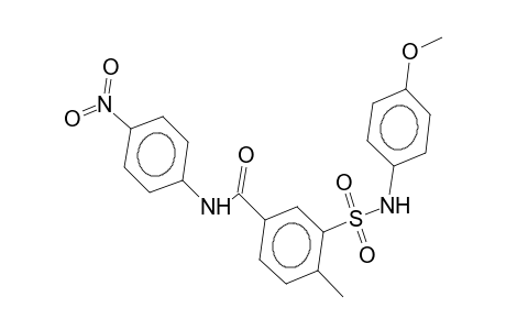 benzamide, 3-[[(4-methoxyphenyl)amino]sulfonyl]-4-methyl-N-(4-nitrophenyl)-