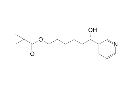 (S)-5-Pivaloxy-1-(3'-pyridyl)hexanol