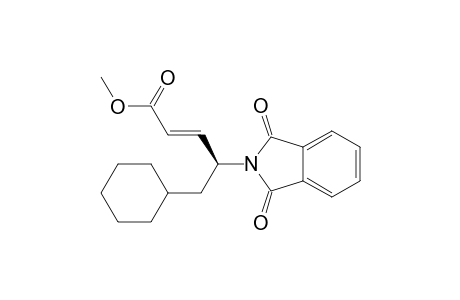 (4S)-(E)-Methyl 5-Cyclohexyl-4-phthalimidopent-2-enoate