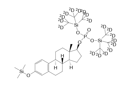 1,3,5-(10)-Estratrien-3,17.beta.-diol 17.beta.-phosphate perdeuterio (bistrimethylsilyl ester trimethylsilyl ether)