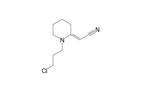 (2E)-2-[1-(3-chloropropyl)piperidin-2-ylidene]acetonitrile