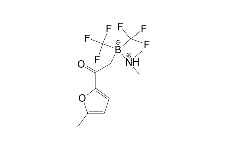 Dimethylamine(N-B)(5-methyl-2-furanoylmethyl)bis(trifluoromethyl)borane