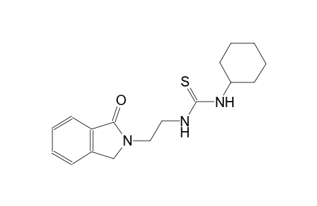 thiourea, N-cyclohexyl-N'-[2-(1,3-dihydro-1-oxo-2H-isoindol-2-yl)ethyl]-