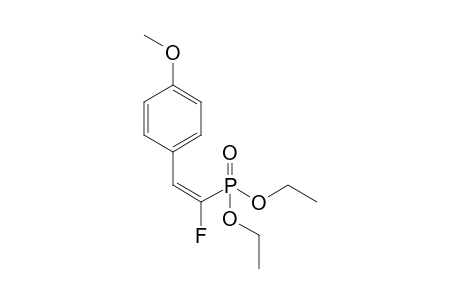 (Z)-Diethyl 1-fluoro-2-(4'-methoxyphenyl)ethenephosphonate