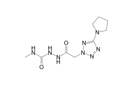 4-methyl-1-{[5-(1-pyrrolidinyl)-2H-tetrazol-2-yl]acetyl}semicarbazide