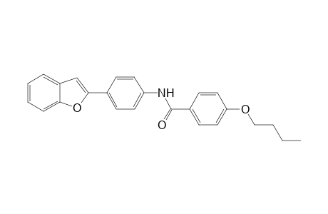 Benzamide, N-(4-benzofuran-2-ylphenyl)-4-butoxy-
