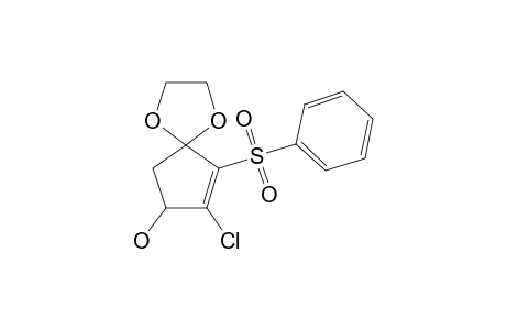 3-PHENYLSULFONYL-2-CHLORO-4,4-ETHYLENEDIOXYCYCLOPENT-2-EN-1-OL
