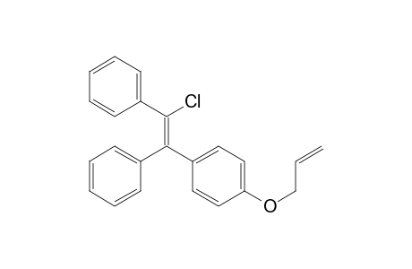 Benzene, 1-(2-chloro-1,2-diphenylethenyl)-4-(2-propenyloxy)-, (Z)-
