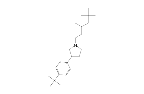 Pyrrolidine, 3-[4-(1,1-dimethylethyl)phenyl]-1-(3,5,5-trimethylhexyl)-
