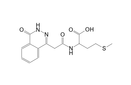 butanoic acid, 2-[[(3,4-dihydro-4-oxo-1-phthalazinyl)acetyl]amino]-4-(methylthio)-, (2R)-
