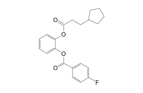 1,2-Benzenediol, o-(4-fluorobenzoyl)-o'-(3-cyclopentylpropionyl)-