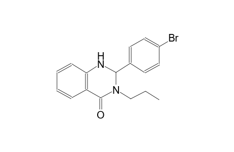 2-(4-bromophenyl)-3-propyl-2,3-dihydro-4(1H)-quinazolinone