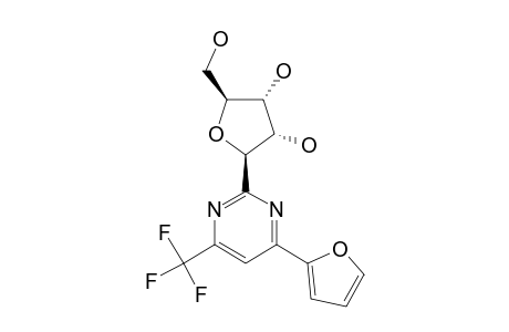 2-(BETA-D-RIBOFURANOSYL)-4-(2-FURYL)-6-(TRIFLUOROMETHYL)-PYRIMIDINE