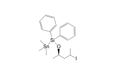 [(4-Iodopentan-2-yloxy)diphenylsilyl]trimethylstannane