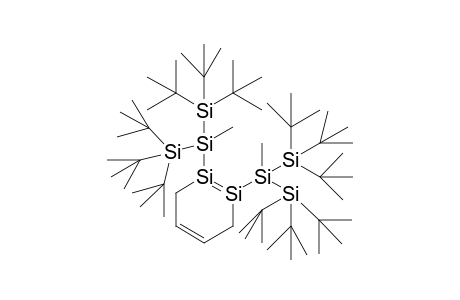 1,2-bis(1,1,1,3,3,3-hexa-tert-butyl-2-methyltrisilan-2-yl)-3,6-dihydro-1,2-disiline