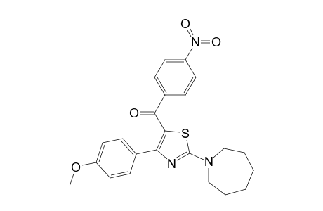 Methanone, [2-(hexahydro-1H-azepin-1-yl)-4-(4-methoxyphenyl)-5-thiazolyl](4-nitrophenyl)-