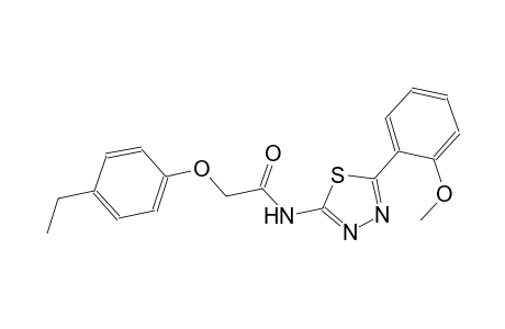 2-(4-ethylphenoxy)-N-[5-(2-methoxyphenyl)-1,3,4-thiadiazol-2-yl]acetamide