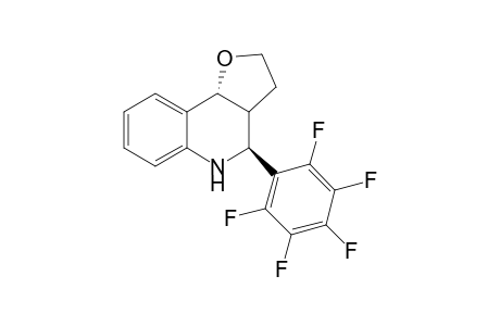 (4S,9bR)-4-Pentafluorophenyl-2,3,3a,4,5,9b-hexahydro-furo[3,2-c]quinoline