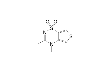 3,4-DIMETHYL-4H-THIENO-[3,4-E]-1,2,4-THIADIAZINE-1,1-DIOXIDE