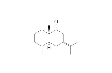 (1R,4aS,8aS)-8a-methyl-5-methylidene-3-propan-2-ylidene-2,4,4a,6,7,8-hexahydro-1H-naphthalen-1-ol