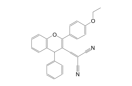 2-{[2-(4-ethoxyphenyl)-4-phenyl-4H-chromen-3-yl]methylene}malononitrile