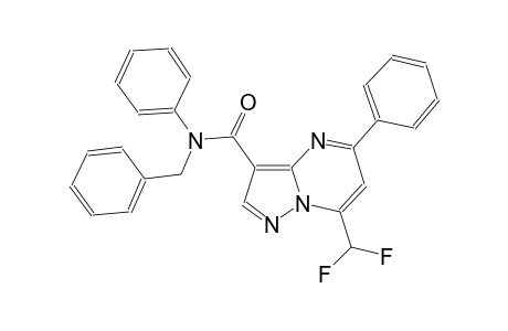 N-benzyl-7-(difluoromethyl)-N,5-diphenylpyrazolo[1,5-a]pyrimidine-3-carboxamide