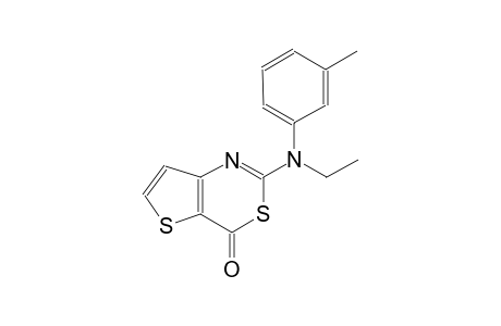 2-(ethyl-3-methylanilino)-4H-thieno[3,2-d][1,3]thiazin-4-one