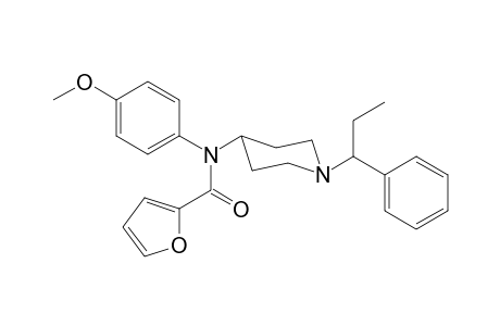 N-4-Methoxyphenyl-N-[1-(1-phenylpropyl)piperidin-4-yl]furan-2-carboxamide