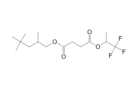 Succinic acid, 1,1,1-trifluoroprop-2-yl 2,4,4-trimethylpentyl ester