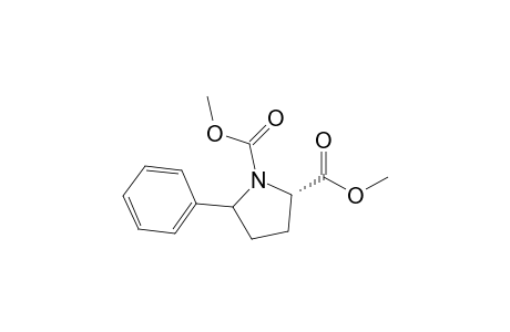 (2S,5RS)-Methyl 1-methoxycarbonyl-5-phenylpyrrolidine-2-carboxylate