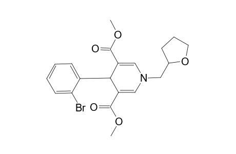 4-(2-bromophenyl)-1-(2-oxolanylmethyl)-4H-pyridine-3,5-dicarboxylic acid dimethyl ester