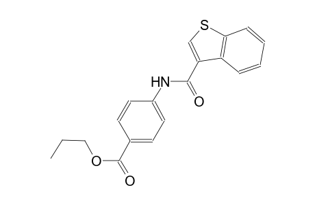 propyl 4-[(1-benzothien-3-ylcarbonyl)amino]benzoate