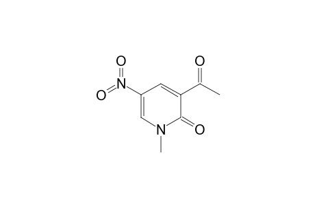 3-Acetyl-1-methyl-5-nitropyrid-2-one