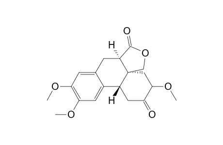 5H-Phenanthro[8a,9-c]furan-2,7-dione, 1,3,4,7a,8,12b-hexahydro-3,10,11-trimethoxy-, (4aS*,7a.alpha.,12b.beta.)-