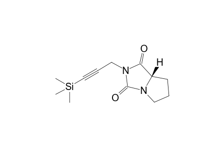 (S)-2-(3-(Trimethylsilyl)prop-2-yn-1-yl)tetrahydro-1H-pyrrolo[1,2-c]imidazole-1,3(2H)-dione