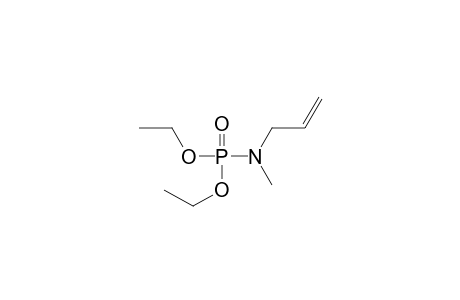 Phosphoramidic acid, methyl-2-propenyl-, diethyl ester
