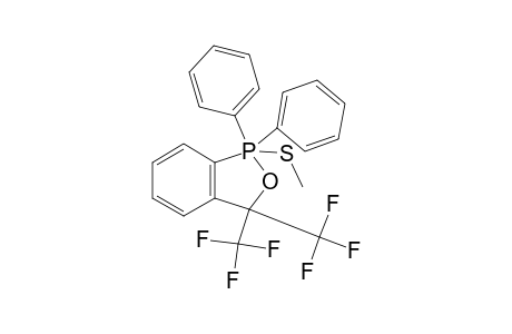9-methylsulfanyl-9,9-di(phenyl)-7,7-bis(trifluoromethyl)-8-oxa-9$l^{5}-phosphabicyclo[4.3.0]nona-1,3,5-triene