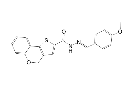 N'-[(E)-(4-methoxyphenyl)methylidene]-4H-thieno[3,2-c]chromene-2-carbohydrazide