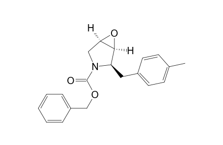 6-Oxa-3-azabicyclo[3.1.0]hexane-3-carboxylic acid, 2-[(4-methylphenyl)methyl]-, phenylmethyl ester, (1.alpha.,2.beta.,5.alpha.)-(.+-.)-