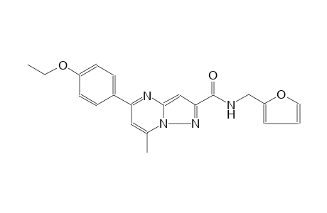 5-(4-ethoxyphenyl)-N-(2-furylmethyl)-7-methylpyrazolo[1,5-a]pyrimidine-2-carboxamide
