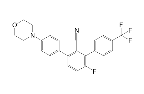 4'-Fluoro-4-morpholino-4''-(trifluoromethyl)-[1,1':3',1''-terphenyl]-2'-carbonitrile