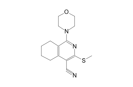 4-isoquinolinecarbonitrile, 5,6,7,8-tetrahydro-3-(methylthio)-1-(4-morpholinyl)-