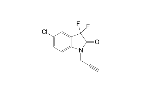 5-chloro-3,3-difluoro-1-prop-2-ynyl-indolin-2-one