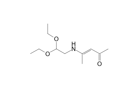 4-[(2,2-diethoxyethyl)amino]pent-3-en-2-one