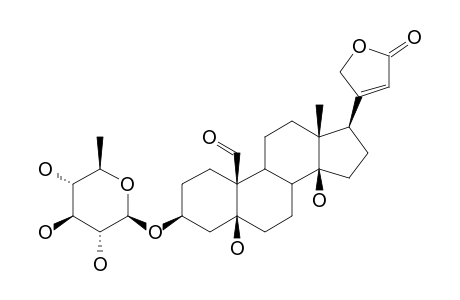 3-O-BETA-D-QUINOVOPYRANOSYLSTROPHANTHIDIN